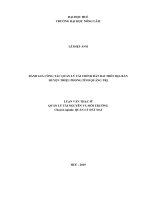 Đánh giá công tác quản lý tài chính đất đai trên địa bàn huyện triệu phong, tỉnh quảng trị  