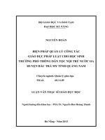 Biện pháp quản lý công tác giáo dục pháp luật cho học sinh trường phổ thông dân tộc nội trú nước oa huyện bắc trà my tỉnh quảng nam 