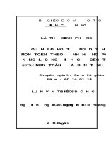 Quản lý hoạt động dạy học môn toán theo định hướng phát triển năng lực người học ở các trung tâm GDTX HNDN trên địa bàn tỉnh trà vinh 