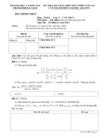 De thi HSG may tinh cam tay 2012