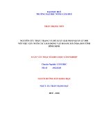 Nghiên cứu thực trạng và đề xuất giải pháp quản lý đối với việc gây nuôi các loài động vật hoang dã ở địa bàn tỉnh bình định  