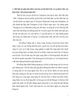 Tieu luan van hoc Mối liên hệ giữa đặc điểm văn hóa-xã hội thời Edo và sự phát triển củahình thức “tiểu thuyết phù thế”