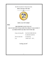 Biện pháp rèn luyện năng lực giải các bài toán về đại lượng tỉ lệ thuận và đại lượng tỉ lệ nghịch trong dạy học toán ở tiểu học 