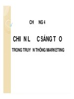 Bài giảng truyền thông marketing tích hợp chương 4   TS  nguyễn quang dũng 