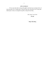 Nghiên cứu thực trạng rừng trồng và đề xuất giải pháp quản lý, phát triển loài cây bời lời đỏ (machilus odoratissima nees) tại tỉnh quảng nam 