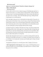 Bài kết luận chủ đề: Quản trị Cơ sở dữ liệu là làm gì? (What Does a Database Manager Do?