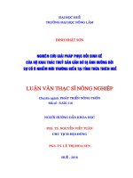 Nghiên cứu giải pháp phục hồi sinh kế của hộ khai thác thủy sản gần bờ bị ảnh hưởng bởi sự cố ô nhiễm môi trường biển tại tỉnh thừa thiên huế  
