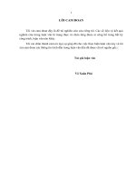 Đánh giá công tác bồi thường, hỗ trợ và tái định cư của một số dự án trên địa bàn huyện vân canh, tỉnh bình định 