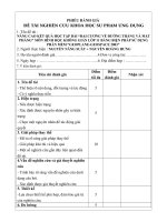 Phieu danh gia de tai