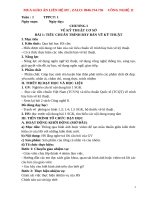 Giáo án công nghệ 11 chuẩn CV 5512 