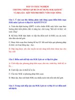 KNTT đáp án tập huấn SGK lịch sử và địa lí 6 