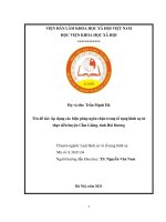 Áp dụng các biện pháp ngăn chặn trong tố tụng hình sự từ thực tiễn huyện cẩm giàng, tỉnh hải dương 