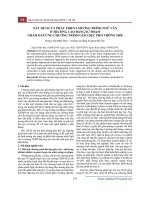 Xây dựng và phát triển chương trình Ngữ văn ở trường Cao đẳng Sư phạm nhằm đáp ứng chương trình giáo dục phổ thông mới