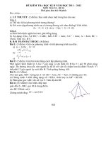 De DA KT HKI toan 8