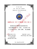 Đánh giá chính sách đãi ngộ tài chính đối với người lao động tại công ty cổ phần phương minh 