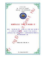 Đo lường giá trị thương hiệu sản phẩm đồng phục của công ty tnhh thương hiệu và đồng phục lion qua ý kiến đánh giá của khách hàng trên địa bàn thành phố huế 