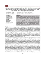 Tác động của chất lượng quản trị công tới nâng cao hiệu quả hoạt động của các trường đại học và cao đẳng tại Việt Nam: bằng chứng thực nghiệm giai đoạn 2013 - 2016
