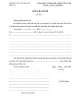GIAY BAO LOI