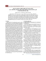 Quản lí phát triển đội ngũ giáo viên các trường trung học phổ thông ngoài công lập ở thành phố Hà Nội