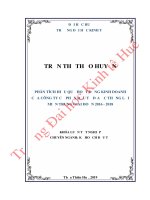Phân tích hiệu quả hoạt động kinh doanh của công ty cổ phần đầu tư địa ốc thắng lợi miền trung giai đoạn 2016 2018 