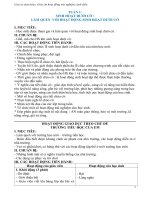 Giao an Hoạt động trải nghiệm lớp 1 Cánh Diều