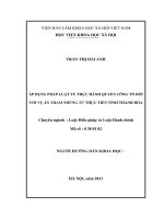 (Luận văn thạc sĩ) ÁP DỤNG PHÁP LUẬT VỀ THỰC HÀNH QUYỀN CÔNG TỐ ĐỐI VỚI VỤ ÁN THAM NHŨNG TỪ THỰC TIỄN TỈNH THANH HÓA