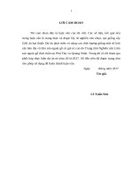 Luận văn thạc sĩ nghiên cứu kỹ thuật chọn, tạo giống cây giổi ăn hạt (michelia tonkinensis a chev) tại đoan hùng, phú thọ​ 