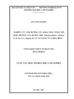 Luận văn thạc sĩ nghiên cứu ảnh hưởng của khai thác măng tới sinh trưởng của bương mốc (dendrocalamus velutinus n  h  xia, v t  nguyen  v  d  vu) tại ba vì và hòa bình​ 