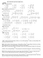 De cuong on tap toan 6 hk2