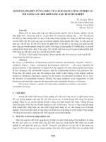Kinh doanh bền vững: Hiểu từ cách mạng công nghiệp 4.0 tới năng lực đổi mới sáng tạo doanh nghiệp