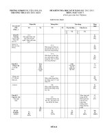 De Van 7 Ky II co Ma tran Dap an