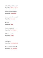 Đáp án môn nói tiếng anh 1 Ehou