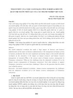 Thách thức của cuộc cách mạng công nghiệp 4.0 đối với quản trị nguồn nhân lực của các doanh nghiệp Việt Nam