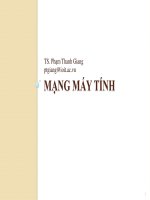 Bài giảng Mạng máy tính – TS. Phạm Thanh Giang