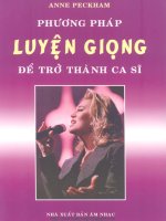 Luyen giong de tro thanh ca si