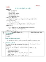 giáo án toán lớp 2 (học kỳ 1) sách chân trời sáng tạo