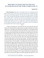 Nhận thức của Đảng Cộng sản Việt Nam về con đường đi lên chủ nghĩa xã hội ở nước ta