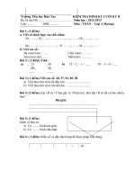 De thi HK2 Toan lop1 20122013 Hoang