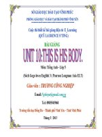 Mau giao an eLearning