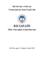 Đề tài  đặc điểm giai đoạn quá độ đi lên chủ nghĩa xã hội và liên hệ thực tiễn Việt Nam hiện nay