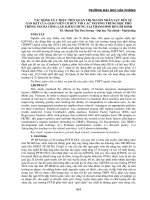 Tác động của thực tiễn quản trị nguồn nhân lực đến sự gắn kết của giáo viên cơ hữu với các trường trung học phổ thông ngoài công lập, kiểm chứng tại Thành phố Hồ Chí Minh