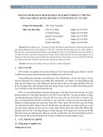 Áp dụng mô hình IVE kiểm kê phát thải khí ô nhiễm từ phương tiện giao thông đường bộ trên tuyến đường Lê Văn Việt