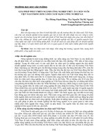 Giải pháp phát triển ngành công nghiệp thức ăn chăn nuôi Việt Nam trong bối cảnh cách mạng công nghiệp 4.0