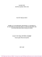 Luận văn Thạc sĩ Nông nghiệp: Nghiên cứu giải pháp phục hồi sinh kế của hộ dịch vụ du lịch biển bị ảnh hưởng bởi sự cố môi trường biển 2016 tại thành phố Đồng Hới, tỉnh Quảng Bình