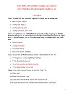 Trắc nghiệm môn tư tưởng hồ CHÍ MINH