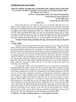 Truyền thông marketing tích hợp (IMC) trong bối cảnh mới của mạng xã hội, internet cũng như cách mạng khoa học kỹ thuật lần thứ 4