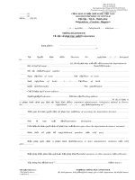 Mẫu Thông báo về việc xử phạt trục xuất