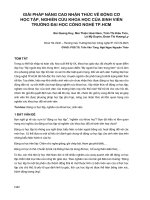 Giải pháp nâng cao nhận thức về động cơ học tập, nghiên cứu khoa học của sinh viên Trường Đại học Công nghệ TP.HCM