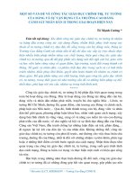 Một số vấn đề về công tác giáo dục chính trị, tư tưởng của đảng và sự vận dụng của Trường Cao đẳng Cảnh sát nhân dân II trong giai đoạn hiện nay