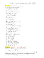 PHANLOAIPHUONGTRINHMULOGARIT